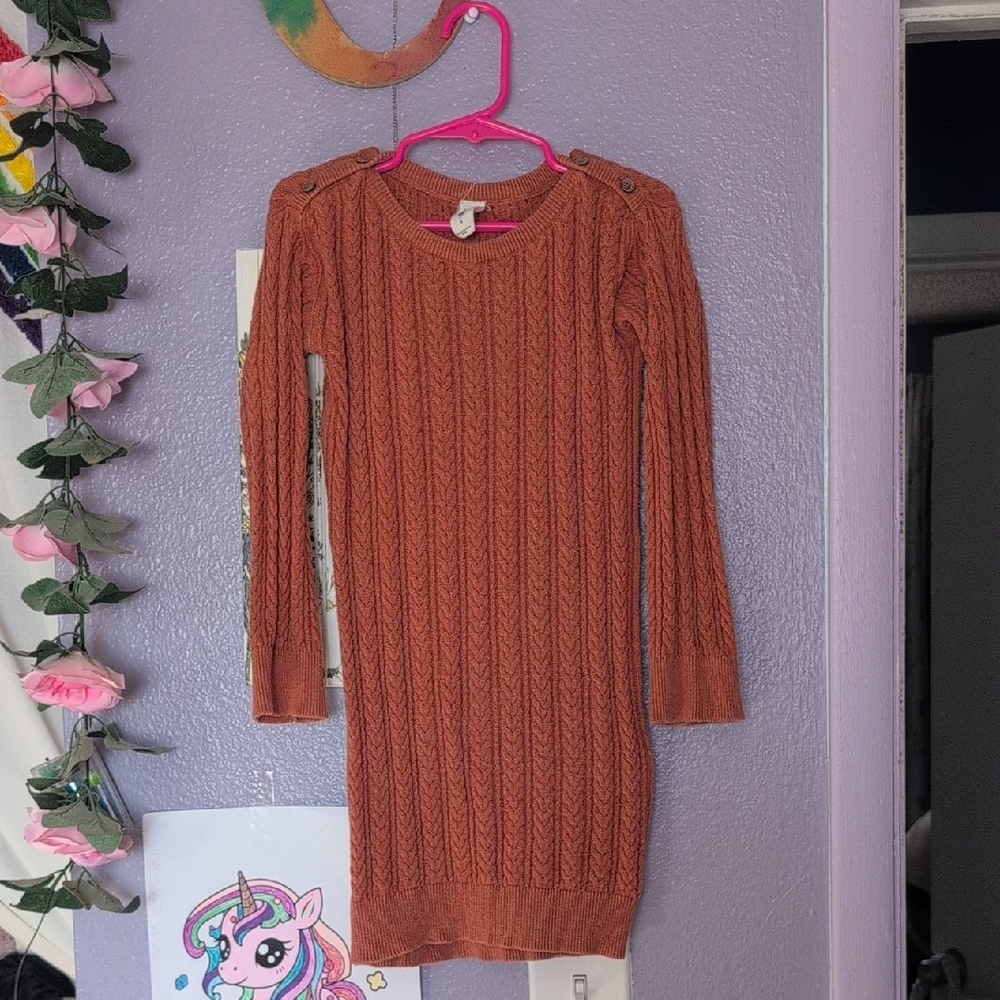 Kate Quinn Cable Knit Sweater Dress